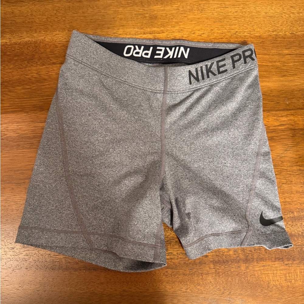 Nike Pro Women's Athletic Gray Shorts